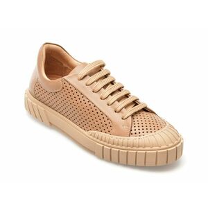 Pantofi casual GOLD DEER maro, 1187062, din piele naturala imagine