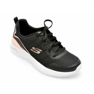Pantofi sport SKECHERS negri, SKECH-AIR DYNAMIGHT, din material textil imagine