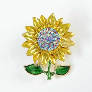Brosa martisor floarea soarelui imagine