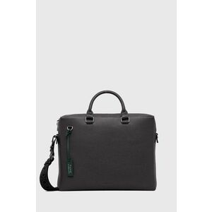Coccinelle geanta pentru laptop din piele culoarea turcoaz imagine