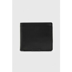 AllSaints portofel de piele Blyth barbati, culoarea negru imagine