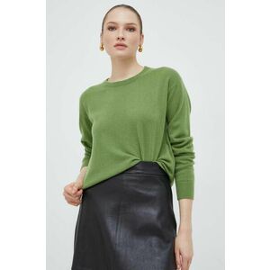 Max Mara Leisure pulover de lana femei, culoarea verde, light imagine