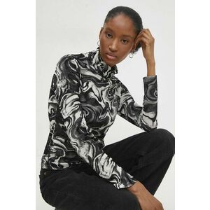 Answear Lab bluza femei, culoarea negru, modelator imagine