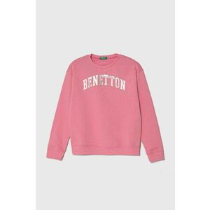United Colors of Benetton culoarea roz, cu imprimeu imagine