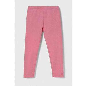 United Colors of Benetton leggins copii culoarea roz, neted imagine