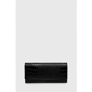 Answear Lab portofel de piele femei, culoarea negru imagine