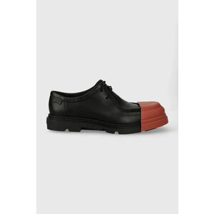 Camper pantofi de piele Junction barbati, culoarea negru, K100872.014 imagine