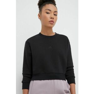 adidas bluză femei, culoarea negru, uni IW1225 imagine