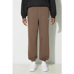 adidas Originals pantaloni de trening Essentials Fleece Joggers culoarea maro, uni, IR5974 imagine
