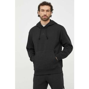 adidas bluză bărbați, culoarea negru, cu glugă, cu imprimeu IX3949 imagine