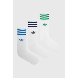 adidas Originals șosete 3-pack culoarea alb IU2656 imagine