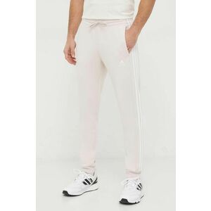 adidas pantaloni de trening culoarea roz, cu imprimeu IX2372 imagine