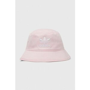 adidas Originals pălărie din bumbac culoarea roz, bumbac IS4628 imagine