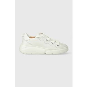 AGL sneakers din piele MAGIC culoarea alb, D938049PGSOFTY0102 imagine