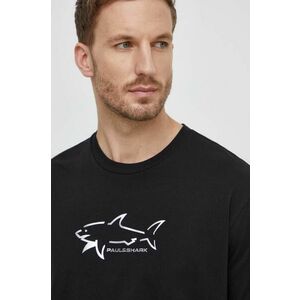 Paul&Shark Tricou din bumbac culoarea negru, cu imprimeu imagine