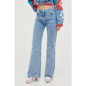 Moschino Jeans jeansi femei high waist imagine