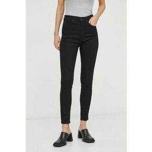 Levi's jeansi RETRO HIGH SKINNY femei, culoarea negru imagine