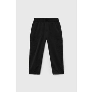Abercrombie & Fitch pantaloni copii culoarea negru, neted imagine