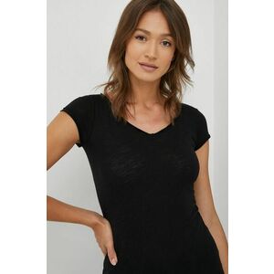 Sisley tricou femei, culoarea negru imagine