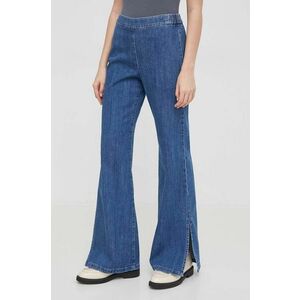 United Colors of Benetton pantaloni femei, evazati, high waist imagine
