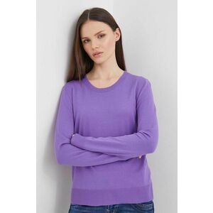 Sisley pulover femei, culoarea violet, light imagine
