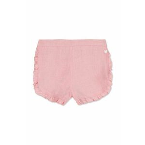 Tartine et Chocolat pantaloni scurți de in pentru bebeluși culoarea roz, neted imagine