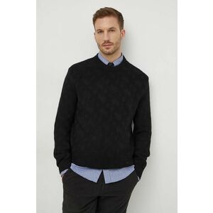 BOSS pulover de lână bărbați, culoarea negru, light 50506033 imagine