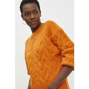 Answear Lab pulover femei, culoarea portocaliu, călduros imagine
