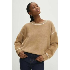 Answear Lab pulover femei, culoarea bej imagine