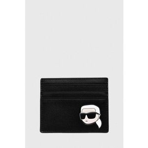 Karl Lagerfeld carcasa din piele culoarea negru imagine