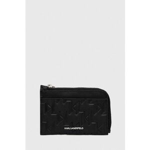 Karl Lagerfeld portofel de piele culoarea negru imagine