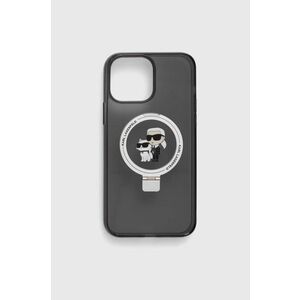 Karl Lagerfeld Husă pentru telefon iPhone 13 Pro Max 6.7" culoarea negru imagine