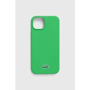 Lacoste Husă pentru telefon iPhone 15 Plus / 14 Plus 6.7" culoarea verde imagine