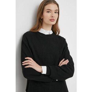 United Colors of Benetton pulover din amestec de lana femei, culoarea negru, light imagine