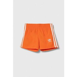 adidas Performance pantaloni scurti de baie copii culoarea portocaliu imagine