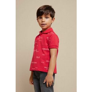 Mayoral tricou polo copii culoarea rosu, modelator imagine