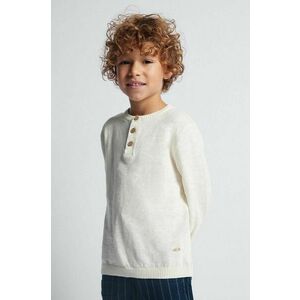 Mayoral pulover cu amestec de in pentru copii culoarea bej, light imagine