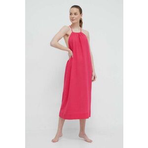 Chantelle rochie de plajă din bumbac culoarea roz imagine