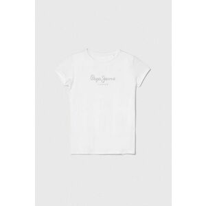 Pepe Jeans Tricou copii culoarea alb imagine