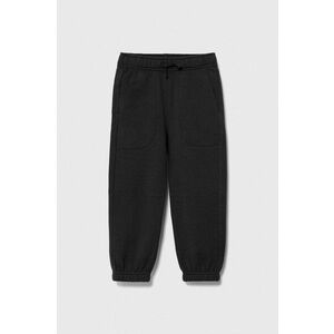 Abercrombie & Fitch pantaloni de trening pentru copii culoarea gri, neted imagine