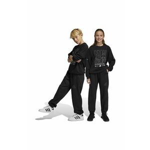 adidas pantaloni de trening pentru copii U FI LOGO culoarea negru, neted imagine