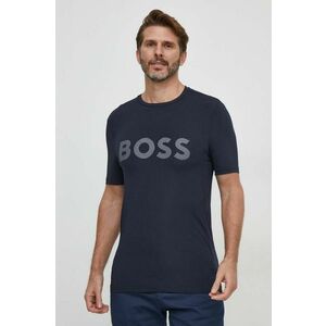 Boss Green tricou barbati, cu imprimeu imagine