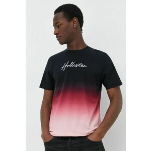 Hollister Co. tricou din bumbac barbati, culoarea roz, modelator imagine