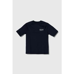 Abercrombie & Fitch tricou de înot pentru copii culoarea albastru marin imagine