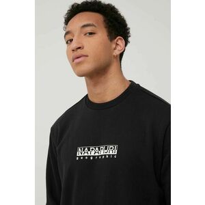 Napapijri bluză bărbați, culoarea negru, cu imprimeu NP0A4GBF0411-001 imagine