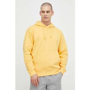 adidas bluză bărbați, culoarea galben, cu glugă, uni IX3956 imagine