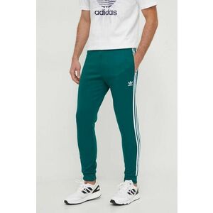 adidas Originals pantaloni de trening culoarea verde, cu imprimeu IR9886 imagine