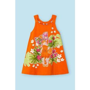 Mayoral rochie fete culoarea portocaliu, mini, evazati imagine