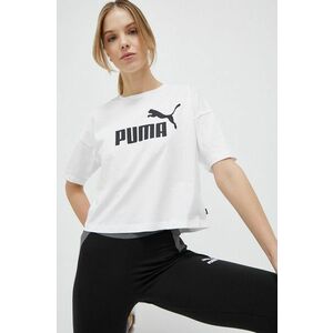 Puma tricou femei, culoarea alb 586866 imagine