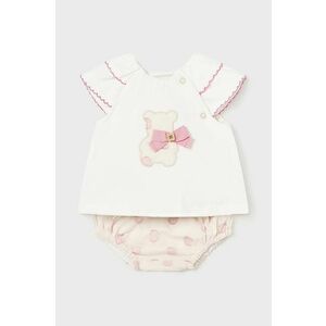 Mayoral Newborn compleu bebe culoarea galben imagine